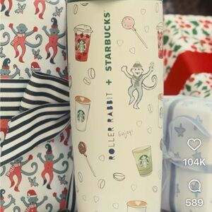 Starbucks X Roller Rabbit Stainless Steel Tumbler Cup Holiday
Christmas 2025